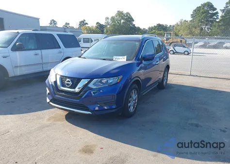 2017 Nissan Rogue Sv z USA, uszkodzony, nr VIN KNMAT2MT2HP569785